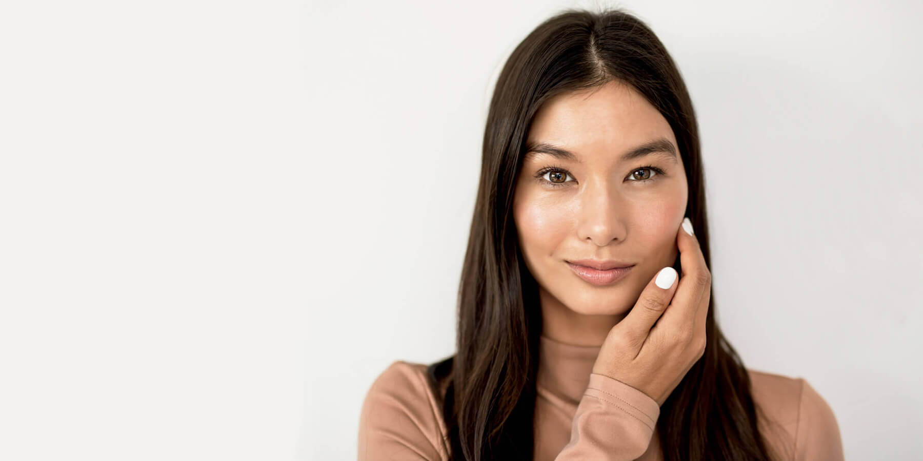 model face banner