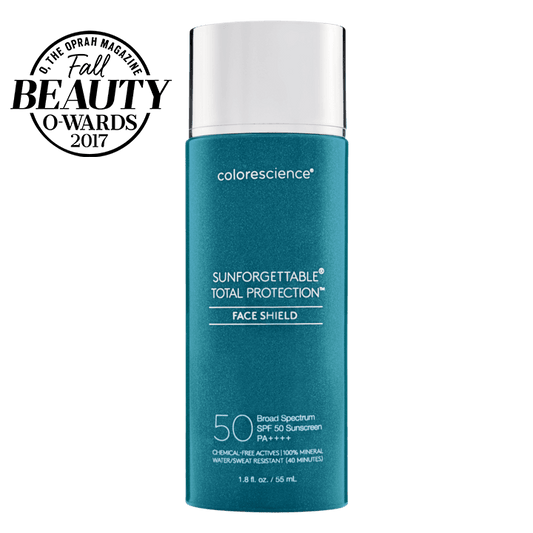 O, The Oprah Magazine | Fall BEAUTY O Wards 2017 | Sunforgettable Total Protection Face Shield SPF 50 - Colorescience UK 