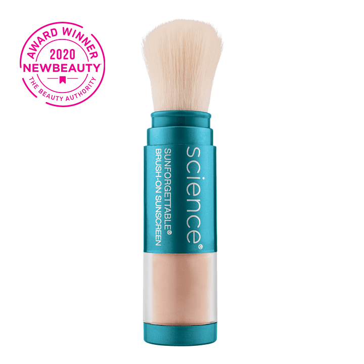 Award Winner 2020 NEWBEAUTY | Sunforgettable Total Protection Brush-On Shield with SPF 50  - Colorescience UK 