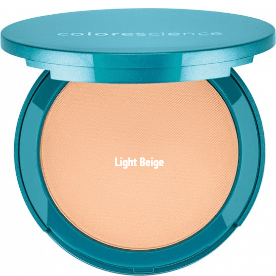  Pressed Face Powder Foundation with SPF 20 - Light Beige- Colorescience UK